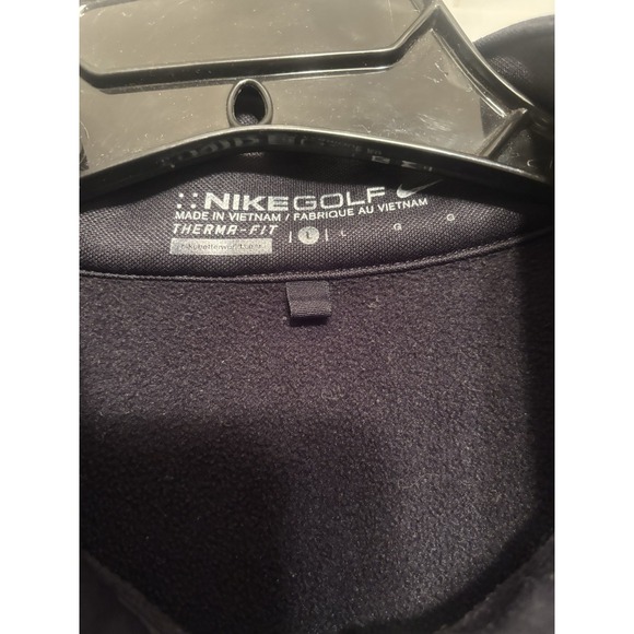 Nike Golf Men's‎ Therma Fit 1/4 Zip Jacket Pullover Large  Black - Picture 7 of 8